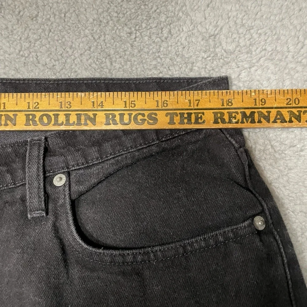 Vintage Polo Jeans Co Ralph Lauren Black Relaxed Wideleg Jeans 38x30 Fits 36x29